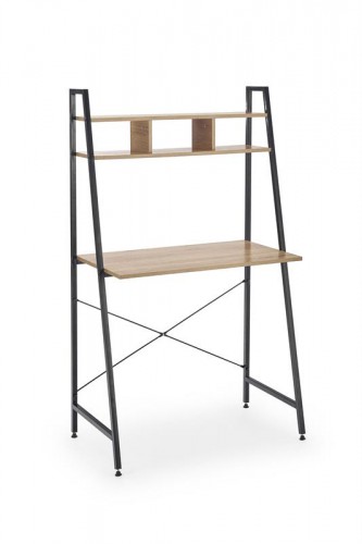 Стіл комп'ютерний NARVIK B2 Halmar чорний/сонома дуб 84/46/142 см